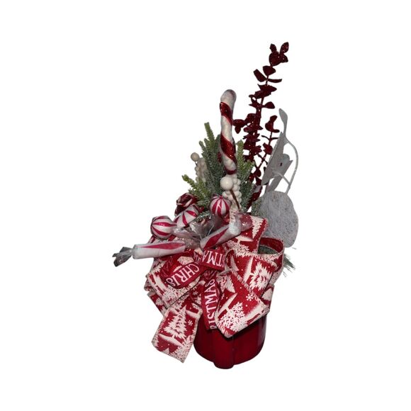 Rae Dunn "Sweet Holiday Wishes" Christmas Mug Arrangement | Farmhouse Decor - Picture 3 of 4